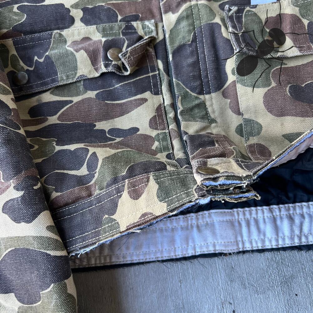Carhartt cropped detroit style camo work wear jacket - Picture 5 of 13